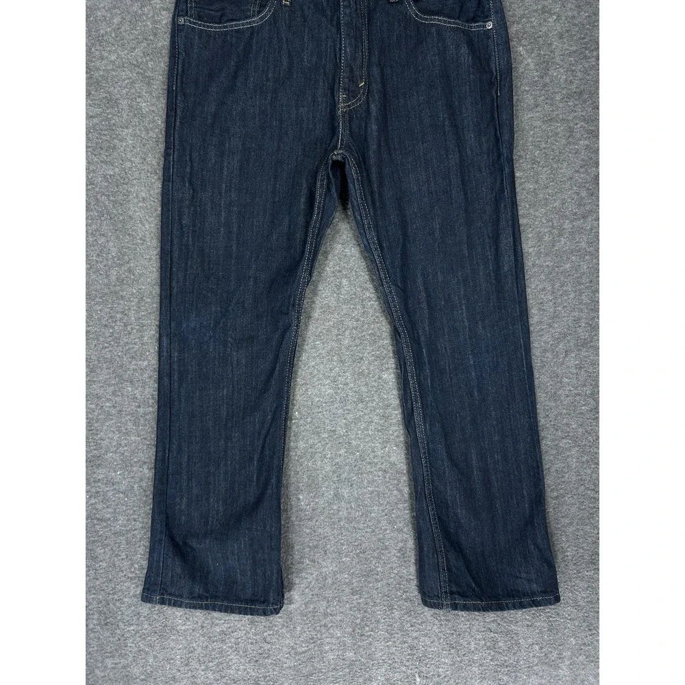 Levi's 527 Jeans Men's 34x30 (fits 34x29) Blue Dark Wash Bootcut Western Wear